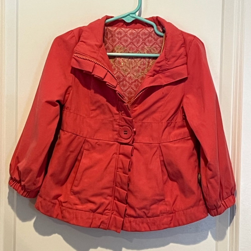 Adorable POMP DE LUX Jacket Size 18-24 months